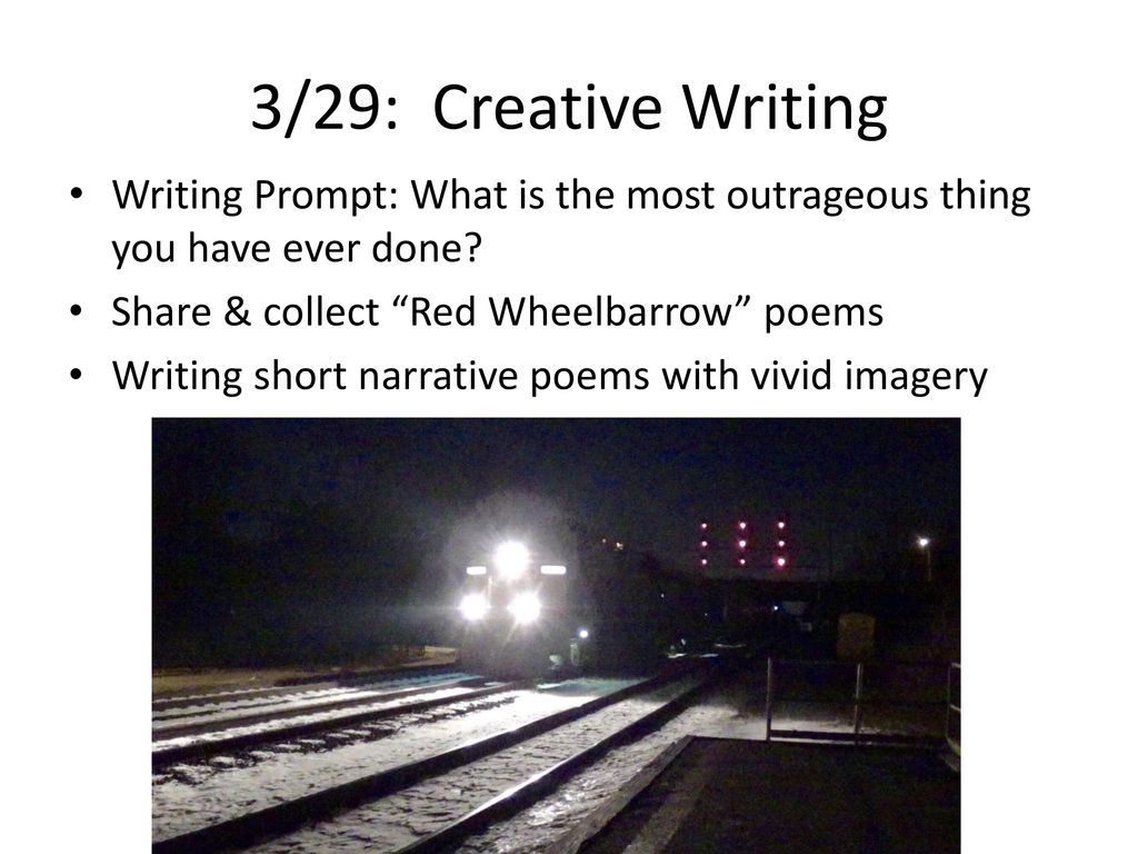 Creative writing prompts imagery